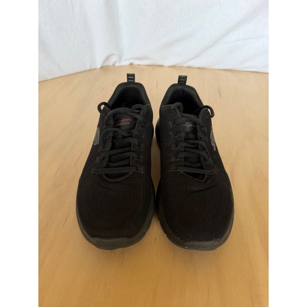 Skechers Mens Relaxed Fit Air-Cooled Memory Foam Run Train Shoes Black 232519 10